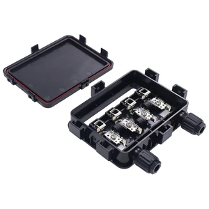 Solar Junction Box for 150W-300W Solar Panel, Diodes 20SQ045 KP, 1000V DC Solar Junction Box for 150W-300W Solar Panel, Diodes 20SQ045 KP, 1000V DC