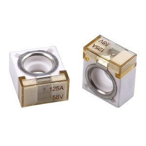 58V HABF Rated Battery Fuse 125A Terminal HABF Fuse 125A for Protection of Automobiles RVs Cranes Ships Charging Piles (Pack of 2) 58V HABF Rated Battery Fuse 125A Terminal HABF Fuse 125A for Protection of Automobiles RVs Cranes Ships Charging Piles (Pack of 2)