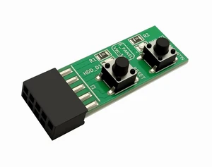 9Pin Reset/Power ON/Off Switch Board Adapter Test for Desktop PC Motherboard - Easy Installation & Compatibility 9Pin Reset/Power ON/Off Switch Board Adapter Test for Desktop PC Motherboard - Easy Installation & Compatibility