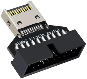 USB 3.0 Front Panel Header Adapter Type E to USB 3.0 19/20Pin Motherboard Adapter Male to Male Front Connector Converter USB 3.0 Front Panel Header Adapter Type E to USB 3.0 19/20Pin Motherboard Adapter Male to Male Front Connector Converter