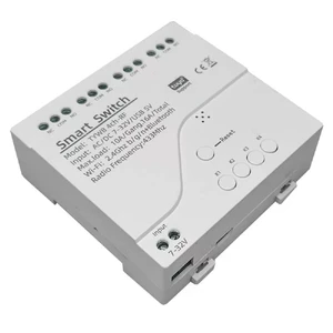 4 Channel Smart WiFi RF Bluetooth Wireless Dry Contact Relay Switch Module,Phone app Remote Control,Compatible with Alexa Google Home (Tuya 4CH 5V AC/DC7-32V) 4 Channel Smart WiFi RF Bluetooth Wireless Dry Contact Relay Switch Module,Phone app Remote Control,Compatible with Alexa Google Home (Tuya 4CH 5V AC/DC7-32V)