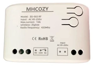 Smart Home Dry Contact Zigbee Relay Switch, Remote Control for Light Garage Door, Compatible With Alexa Google Home, Hub Needed (1CH 220V) Smart Home Dry Contact Zigbee Relay Switch, Remote Control for Light Garage Door, Compatible With Alexa Google Home, Hub Needed (1CH 220V)