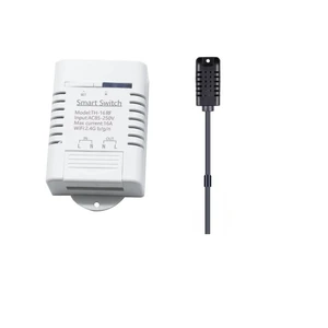 eWeLink Smart 16A Switch with Temperature and Humidity Monitoring, WiFi Thermostat Controller Compatible with Alexa Google Home (Temperature and Humidity) eWeLink Smart 16A Switch with Temperature and Humidity Monitoring, WiFi Thermostat Controller Compatible with Alexa Google Home (Temperature and Humidity)