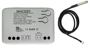WiFi Wireless Temperature Controller Thermostat, eWeLink App Remote Dry Contact Smart Relay, Compatible with Alexa Google Assistant WiFi Wireless Temperature Controller Thermostat, eWeLink App Remote Dry Contact Smart Relay, Compatible with Alexa Google Assistant