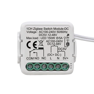 1 Channel DC 12V 24V AC 100-240V Tuya Smart Life app Dry Contact Zigbee Smart Relay Switch Module,Compatible with Alexa Google Home 1 Channel DC 12V 24V AC 100-240V Tuya Smart Life app Dry Contact Zigbee Smart Relay Switch Module,Compatible with Alexa Google Home