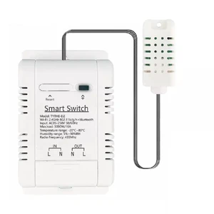 WiFi Wireless Temperature Controller,Include Temperature Probe Sensor ,Tuya app Remote 16A Smart Switch with Energy Consumption Monitoring,Work with Alexa Google (Temperature and Humidity) WiFi Wireless Temperature Controller,Include Temperature Probe Sensor ,Tuya app Remote 16A Smart Switch with Energy Consumption Monitoring,Work with Alexa Google (Temperature and Humidity)