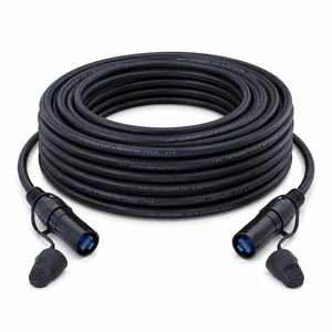 Professional CAT6 Ethercon RJ45 Cable Both Ends with Shielded Connectors (10 Feet) Professional CAT6 Ethercon RJ45 Cable Both Ends with Shielded Connectors (10 Feet)