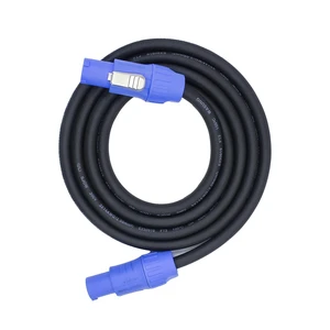Hand-Built PowerCon Cable AC 14 AWG Power Cable for LED Display Screen Light Extension Speakon Cable (Blue, 6Feet) Hand-Built PowerCon Cable AC 14 AWG Power Cable for LED Display Screen Light Extension Speakon Cable (Blue, 6Feet)