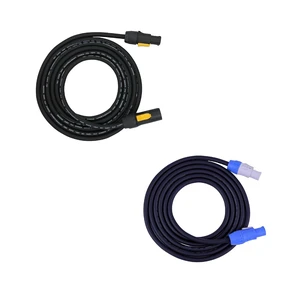 10Feet Professional Compatible powerCON Male to Female Power Indoor and Outdoor power14WAG Extension Cable 2PCS 10Feet Professional Compatible powerCON Male to Female Power Indoor and Outdoor power14WAG Extension Cable 2PCS