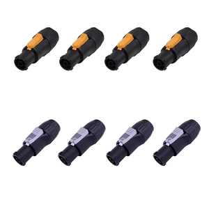 IP65 PowerCon True Outdoor Waterproof Power Connector 20A 250V Black Heavy Duty Reliable Electrical Connection for DJ Equipment Stage Lighting Sound Systems 8PCS IP65 PowerCon True Outdoor Waterproof Power Connector 20A 250V Black Heavy Duty Reliable Electrical Connection for DJ Equipment Stage Lighting Sound Systems 8PCS