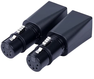 DMX to RJ45 Connector RJ45 Ethernet to 3 Pin| 5Pin XLR DMX Female | Male (5PIN_Female_2Pcs) DMX to RJ45 Connector RJ45 Ethernet to 3 Pin| 5Pin XLR DMX Female | Male (5PIN_Female_2Pcs)
