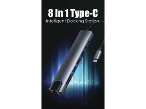 USB C Hub, USB C Dock,8 in 1 Type C Hub Docking Station Adapter Thunderbolt 3 hub Compatible with MacBook Pro, XPS More Type C Devices USB C Hub, USB C Dock,8 in 1 Type C Hub Docking Station Adapter Thunderbolt 3 hub Compatible with MacBook Pro, XPS More Type C Devices