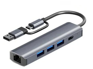 USB 3.0 Hub Ethernet Adapter 10 100 1000 Gigabit Network Converter with 4 USB Ports Hub Compatible with Laptop PC Nintendo Switch MacBook Mac Mini Surface XPS Windows Linux macOS, and More USB 3.0 Hub Ethernet Adapter 10 100 1000 Gigabit Network Converter with 4 USB Ports Hub Compatible with Laptop PC Nintendo Switch MacBook Mac Mini Surface XPS Windows Linux macOS, and More
