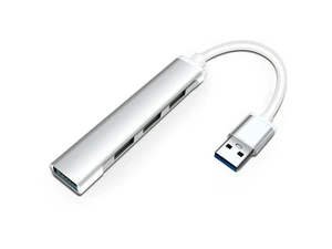 USB 3.0 Hub, USB3.0 to 4 X USB 3.0 Hub Adapter Compatible for MacBook, Mac Pro, Mac Mini, iMac, Surface, Notebook PC, Laptop, HDD-Silver USB 3.0 Hub, USB3.0 to 4 X USB 3.0 Hub Adapter Compatible for MacBook, Mac Pro, Mac Mini, iMac, Surface, Notebook PC, Laptop, HDD-Silver