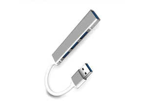 USB3.0 with 4-Port Hub,USB3.0 Adapter, ESTONE Slim Aluminum,USB Hub with 4 Port USB 3.0 for Laptop, PC, Computer, Mobile HDD, Flash Drive USB Laptops and Other USB Devices-Gray USB3.0 with 4-Port Hub,USB3.0 Adapter, ESTONE Slim Aluminum,USB Hub with 4 Port USB 3.0 for Laptop, PC, Computer, Mobile HDD, Flash Drive USB Laptops and Other USB Devices-Gray