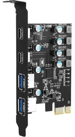 4 Ports PCI-E to USB 3.0 Expansion Card (2X Type USB C - 2 USB A), Internal Converter PCI Express Expansion Card for Desktop PC Card, Support WindowsXP/7/8/10 and MAC OS 4 Ports PCI-E to USB 3.0 Expansion Card (2X Type USB C - 2 USB A), Internal Converter PCI Express Expansion Card for Desktop PC Card, Support WindowsXP/7/8/10 and MAC OS