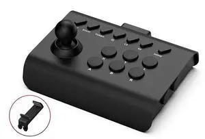 Universal Arcade Fight Stick for Switch/PC/Android/iOS - 8-Button Joystick Game Controller with Turbo, for Street Fighter & King of Fighters on Multi-Platforms black Universal Arcade Fight Stick for Switch/PC/Android/iOS - 8-Button Joystick Game Controller with Turbo, for Street Fighter & King of Fighters on Multi-Platforms black
