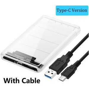 WRIARICH USB C Hard Drive Enclosure USB 3.0 Gen 2 Type C to SATA External Hard Drive Disk Case Adapter Housing for 9.5mm 7mm 2.5 Inch SATA I II III, PS4, HDD, SSD, 5Gbps Fast Speed UASP Tool Free WRIARICH USB C Hard Drive Enclosure USB 3.0 Gen 2 Type C to SATA External Hard Drive Disk Case Adapter Housing for 9.5mm 7mm 2.5 Inch SATA I II III, PS4, HDD, SSD, 5Gbps Fast Speed UASP Tool Free