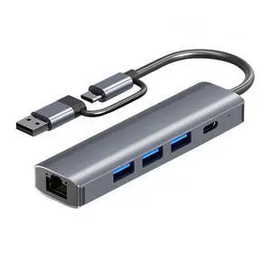 WRIARICH USB 3.0 Hub Ethernet Adapter 10 100 1000 Gigabit Network Converter with 4 USB Ports Hub Compatible with Laptop PC Nintendo Switch MacBook Mac Mini Surface XPS Windows Linux macOS, and More WRIARICH USB 3.0 Hub Ethernet Adapter 10 100 1000 Gigabit Network Converter with 4 USB Ports Hub Compatible with Laptop PC Nintendo Switch MacBook Mac Mini Surface XPS Windows Linux macOS, and More