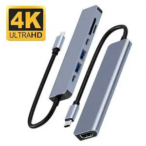 WRIARICH USB C Hub, 7 in 1 USB C Docking Station with 4K HDMI,100W PD, USB-C Port, USB 3.0, USB 2.0,TF/SD Card Reader, USB Hub for Laptop, MacBook Pro/Air/Mac and More Devices WRIARICH USB C Hub, 7 in 1 USB C Docking Station with 4K HDMI,100W PD, USB-C Port, USB 3.0, USB 2.0,TF/SD Card Reader, USB Hub for Laptop, MacBook Pro/Air/Mac and More Devices