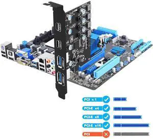 WRIARICH 4 Port PCI Express Expansion Card (2X Type USB C - 2 USB A), Front Expansion Card, PCIE USB Hub Controller Adapter for Connect 4 Devices Expanded, Supports Windows 11/10/8/7 / Vista/XP WRIARICH 4 Port PCI Express Expansion Card (2X Type USB C - 2 USB A), Front Expansion Card, PCIE USB Hub Controller Adapter for Connect 4 Devices Expanded, Supports Windows 11/10/8/7 / Vista/XP