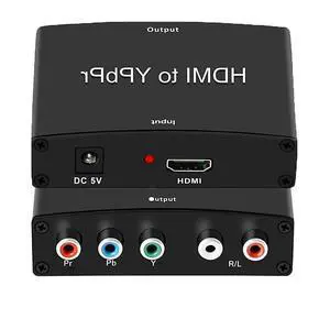 HDMI to Component Converter, 1080P HDMI to RGB Converter, HDMI to YPbPr 5RCA Converter, HDMI in Component YPbPr Out Converter Adapter (HDMI to Ypbpr) HDMI to Component Converter, 1080P HDMI to RGB Converter, HDMI to YPbPr 5RCA Converter, HDMI in Component YPbPr Out Converter Adapter (HDMI to Ypbpr)