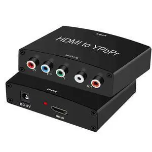 1080P HDMI to Component Converter, HDMI to Ypbpr + R/ L Audio Adapter, HDMI to RGB, Compatible with PS3, PS4, HDMI TV Streaming Stick, TV Box, DVD Players with HDMI Output (HDMI to Ypbpr) 1080P HDMI to Component Converter, HDMI to Ypbpr + R/ L Audio Adapter, HDMI to RGB, Compatible with PS3, PS4, HDMI TV Streaming Stick, TV Box, DVD Players with HDMI Output (HDMI to Ypbpr)