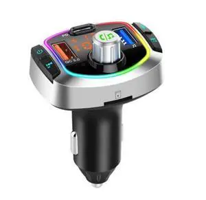 WRIARICH BC63 FM Transmitter Bluetooth with LED Backlit for Car Aux Bluetooth Adapter Music Player FM Radio Car Kits Hands Free Calling QC3.0/18W+USB-C 3 USB Ports WRIARICH BC63 FM Transmitter Bluetooth with LED Backlit for Car Aux Bluetooth Adapter Music Player FM Radio Car Kits Hands Free Calling QC3.0/18W+USB-C 3 USB Ports