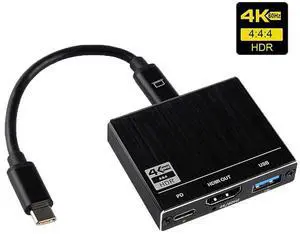 USB C/Type C to HDMI Adapter, Thumderbolt 3 to HDMI 4K@60Hz Adapter, USB-C Multiport Adapter for Mac/MacBook/iPad Pro/ S20/S10+/Projector with USB 3.0 Port and 100W PD Quick Charging Port USB C/Type C to HDMI Adapter, Thumderbolt 3 to HDMI 4K@60Hz Adapter, USB-C Multiport Adapter for Mac/MacBook/iPad Pro/ S20/S10+/Projector with USB 3.0 Port and 100W PD Quick Charging Port