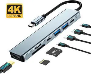 WRIARICH USB C Hub, 7 in 1 USB C Docking Station with 4K HDMI,100W PD, USB-C Port, 2*USB 3.0,TF/SD Card Reader, USB Hub for Laptop, MacBook Pro/Air/Mac and More Devices WRIARICH USB C Hub, 7 in 1 USB C Docking Station with 4K HDMI,100W PD, USB-C Port, 2*USB 3.0,TF/SD Card Reader, USB Hub for Laptop, MacBook Pro/Air/Mac and More Devices