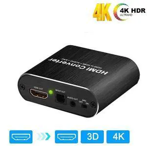 WRIARICH 4K@60Hz HDMI Audio Extractor Splitter with HDMI Audio Extractor to Toslink & 3.5mm, HDMI 2.0a, HDCP 2.2, 18Gbps5.1 ARC for PS4 Xbox One DVD Blu-ray Player HD TV Projector,OZV8 WRIARICH 4K@60Hz HDMI Audio Extractor Splitter with HDMI Audio Extractor to Toslink & 3.5mm, HDMI 2.0a, HDCP 2.2, 18Gbps5.1 ARC for PS4 Xbox One DVD Blu-ray Player HD TV Projector,OZV8