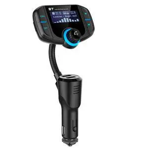 WRIARICH BT70 Bluetooth FM Transmitter, Upgraded Car Transmitter, Wireless Audio FM Transmitter, Support Siri Google Assistant, QC3.0 Charging, Hands-Free Calls with 2 USB Ports QC3.0/2.4A Charger WRIARICH BT70 Bluetooth FM Transmitter, Upgraded Car Transmitter, Wireless Audio FM Transmitter, Support Siri Google Assistant, QC3.0 Charging, Hands-Free Calls with 2 USB Ports QC3.0/2.4A Charger