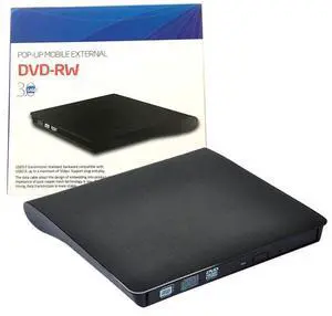 WRIARICH USB 3.0 External DVD Drive for Laptop, Portable High-Speed USB 3.0 CD Burner/DVD Reader Writer for PC Desktops, Compatible with Windows/Mac OSX/Linux-Black WRIARICH USB 3.0 External DVD Drive for Laptop, Portable High-Speed USB 3.0 CD Burner/DVD Reader Writer for PC Desktops, Compatible with Windows/Mac OSX/Linux-Black
