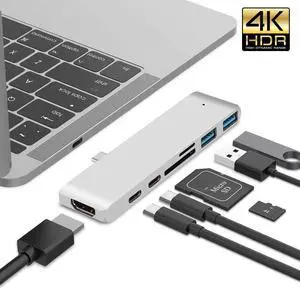 WRIARICH USB Hub USB C to HDMI Adapter for Samsung S8/S9/Note8/Note9 Dex Mode Thunderbolt 3 Adapter for Macbook Pro/Air 2016 2017 Support HDMI4K*2K60HZ 4K*2K30HZ 1080P60HZ 1080P30HZ 720P-Silver WRIARICH USB Hub USB C to HDMI Adapter for Samsung S8/S9/Note8/Note9 Dex Mode Thunderbolt 3 Adapter for Macbook Pro/Air 2016 2017 Support HDMI4K*2K60HZ 4K*2K30HZ 1080P60HZ 1080P30HZ 720P-Silver