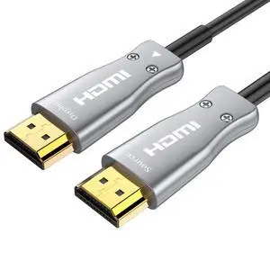 1/2/3/5/10/20/30M Fiber HDMI Cable 4K 60Hz, Fiber Optic HDMI Cable 2.0b HDR, ARC, HDCP2.2, 3D, High Speed 18Gbps Subsampling 4:4:4/4:2:2/4:2:0 Slim and Flexible HDMI Fiber Optic Cable,1M/3.3ft 1/2/3/5/10/20/30M Fiber HDMI Cable 4K 60Hz, Fiber Optic HDMI Cable 2.0b HDR, ARC, HDCP2.2, 3D, High Speed 18Gbps Subsampling 4:4:4/4:2:2/4:2:0 Slim and Flexible HDMI Fiber Optic Cable,1M/3.3ft
