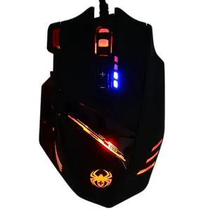 WRIARICH C-12 Wired USB Optical Gaming Mouse 7 LED Lights 12 Key Adjustable 4000DPI Computer Mouse Mice Cable Mouse for Pro Gamer WRIARICH C-12 Wired USB Optical Gaming Mouse 7 LED Lights 12 Key Adjustable 4000DPI Computer Mouse Mice Cable Mouse for Pro Gamer
