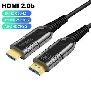 WRIARICH 4Kx2K@60Hz Hdmi Fiber Optic Cable, 1/2/3/5/8/10/15/20/30/50/100Meters Support 18.2 Gbps 4K at 60Hz HDMI 2.0 Subsampling 4:4:4 Thin Slim and Flexible with Optic Technology(1M,3.3ft) WRIARICH 4Kx2K@60Hz Hdmi Fiber Optic Cable, 1/2/3/5/8/10/15/20/30/50/100Meters Support 18.2 Gbps 4K at 60Hz HDMI 2.0 Subsampling 4:4:4 Thin Slim and Flexible with Optic Technology(1M,3.3ft)