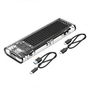 WRIARICH M.2 SSD Enclosure USB 3.1 USB C to NVMe M.2 Adapter Transparent USB 3.1 Type C Gen 2 10Gbps to M-Key Hard Drive Caddy External Case for 2230/2242/2260/2280 Support UASP, Tool-Free -Black WRIARICH M.2 SSD Enclosure USB 3.1 USB C to NVMe M.2 Adapter Transparent USB 3.1 Type C Gen 2 10Gbps to M-Key Hard Drive Caddy External Case for 2230/2242/2260/2280 Support UASP, Tool-Free -Black