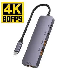 WRIARICH USB C Hub, 10Gbps USB C Splitter for Laptop, 4K@60Hz HDMI, 140W Type C Power Delivery, USB C 3.2 and 2*USB A 3.2 Data Ports for MacBook Air/Pro, PC, Flash Drive, iPhone 15/15 Pro/15 Pro Max WRIARICH USB C Hub, 10Gbps USB C Splitter for Laptop, 4K@60Hz HDMI, 140W Type C Power Delivery, USB C 3.2 and 2*USB A 3.2 Data Ports for MacBook Air/Pro, PC, Flash Drive, iPhone 15/15 Pro/15 Pro Max