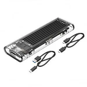 WRIARICH Transparent NVMe M.2 Enclosure Tool-Free USB3.1 Type-C Gen2 10Gbps to M.2 SSD Enclosure for Intel 660p/Samsung 970 EVO/Samsung970 Pro 2230/2242/2260/2280 PCIe NVMe M-Key SSD up to 2TB-Black WRIARICH Transparent NVMe M.2 Enclosure Tool-Free USB3.1 Type-C Gen2 10Gbps to M.2 SSD Enclosure for Intel 660p/Samsung 970 EVO/Samsung970 Pro 2230/2242/2260/2280 PCIe NVMe M-Key SSD up to 2TB-Black