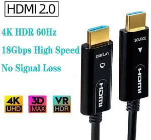 WRIARICH HDMI Cable 2.0 Optical Fiber HDMI 4k 60HZ 1/2/3/5/10/15/20/25/30/50/100M Cable HDMI Support 4K 3D for HDR TV LCD Laptop PS3 Projector Computer(1M,3.3ft) WRIARICH HDMI Cable 2.0 Optical Fiber HDMI 4k 60HZ 1/2/3/5/10/15/20/25/30/50/100M Cable HDMI Support 4K 3D for HDR TV LCD Laptop PS3 Projector Computer(1M,3.3ft)