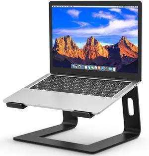 Laptop Stand for Desk, Adjustable Laptop Stand for Desk, Laptop Riser for MacBook Pro and Air 13 15 16 inch, Laptop Stands Adjustable, Ergonomic Computer Stand, Notebook Stand Patented (Black) Laptop Stand for Desk, Adjustable Laptop Stand for Desk, Laptop Riser for MacBook Pro and Air 13 15 16 inch, Laptop Stands Adjustable, Ergonomic Computer Stand, Notebook Stand Patented (Black)