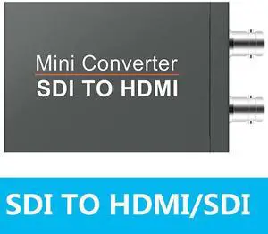 1080P SDI to HDMI Converter,Mini SDI to HDMI Audio Video Converter Adaptr Support 3G-SDI, HD-SDI, SD-SDI with SDI Loopout for Camera HDTV (OZH5) 1080P SDI to HDMI Converter,Mini SDI to HDMI Audio Video Converter Adaptr Support 3G-SDI, HD-SDI, SD-SDI with SDI Loopout for Camera HDTV (OZH5)