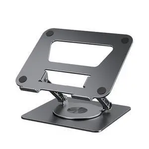 Swivel Adjustable Laptop Stand for Desk, Ergonomic Laptop Riser for Desk, Stable Laptop Holder for Collaborative Working, Suit for 10-17.3" PC Computer, Dual Shaft - Gray Swivel Adjustable Laptop Stand for Desk, Ergonomic Laptop Riser for Desk, Stable Laptop Holder for Collaborative Working, Suit for 10-17.3" PC Computer, Dual Shaft - Gray