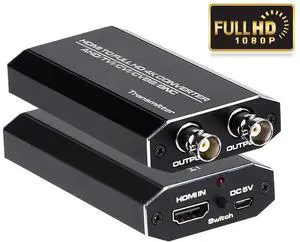 WRIARICH HDMI to AHD Converter Video Adapter with AHD Loopout 500M Repeater WRIARICH HDMI to AHD Converter Video Adapter with AHD Loopout 500M Repeater