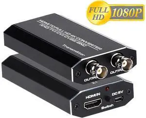 WRIARICH HDMI to AHD Converter, 720P/1080P@30Hz HDMI to AHD Converter Video Adapter for MAHD DVR NVR Video Recorder WRIARICH HDMI to AHD Converter, 720P/1080P@30Hz HDMI to AHD Converter Video Adapter for MAHD DVR NVR Video Recorder