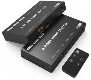 WRIARICH HDMI Switcher with Remote Control, 8K 4K 120hz Ultra HD 8K High Speed 48Gbps Directional HDMI Switch 4in 1out 8K@60Hz 4K@120Hz Switcher Converter Compatible with Xbox PS5 Projectors Monitors WRIARICH HDMI Switcher with Remote Control, 8K 4K 120hz Ultra HD 8K High Speed 48Gbps Directional HDMI Switch 4in 1out 8K@60Hz 4K@120Hz Switcher Converter Compatible with Xbox PS5 Projectors Monitors