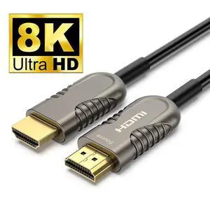 WRIARICH 8K Fiber Optic HDMI2.1 Cables, 33FT/10M 48Gbps 8K & 4K Ultra High Speed Cords(8K@60Hz 7680x4320, 4K@120Hz) eARC HDR10 HDCP 2.2 & 2.3 3D, Compatible for PS5/PS4/X-Box/Roku TV/HDTV WRIARICH 8K Fiber Optic HDMI2.1 Cables, 33FT/10M 48Gbps 8K & 4K Ultra High Speed Cords(8K@60Hz 7680x4320, 4K@120Hz) eARC HDR10 HDCP 2.2 & 2.3 3D, Compatible for PS5/PS4/X-Box/Roku TV/HDTV