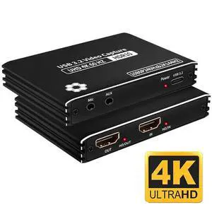 2K 144FPS Capture Card, Audio Video Capture Card with Microphone 4K HDMI Loop-Out, 4K 60fps Video Recorder for Gaming/Live Streaming/Video Conference, Works for Nintendo Switch/PS4/OBS/Camera/ PC 2K 144FPS Capture Card, Audio Video Capture Card with Microphone 4K HDMI Loop-Out, 4K 60fps Video Recorder for Gaming/Live Streaming/Video Conference, Works for Nintendo Switch/PS4/OBS/Camera/ PC
