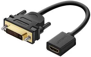 WRIARICH Bi-Directional HDMI to DVI Cable, HDMI Female to DVI-D 24+1 Male Video Conveter support 3D, 4K, for Raspberry Pi, TV Box, TV Stick, Graphics Card, Wii U, Laptop and More WRIARICH Bi-Directional HDMI to DVI Cable, HDMI Female to DVI-D 24+1 Male Video Conveter support 3D, 4K, for Raspberry Pi, TV Box, TV Stick, Graphics Card, Wii U, Laptop and More